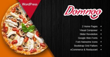 Domnoo Pizza & Restaurant WordPress Theme