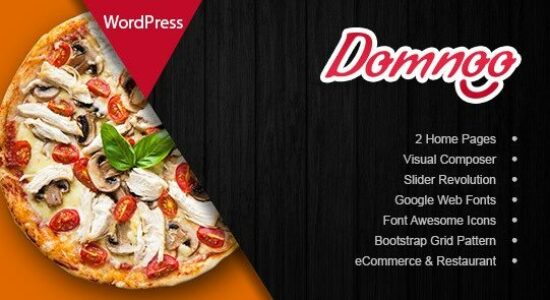 Domnoo Pizza & Restaurant WordPress Theme