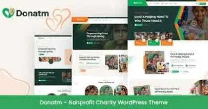 Donatm – Nonprofit Charity WordPress Theme