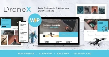 DroneX – Aerial Photography & Videography WordPress Theme