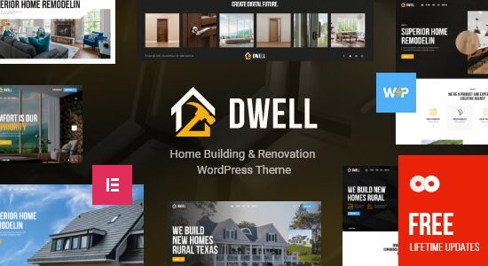 Dwell Home Building & Renovation WordPress Theme