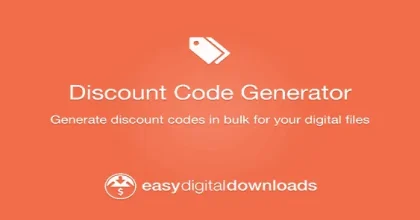Easy Digital Downloads Discount Code Generator