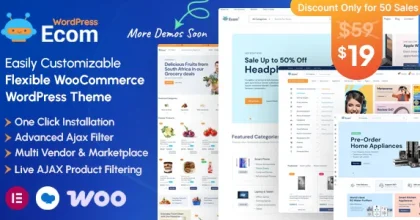 Ecom - Multipurpose WooCommerce WordPress Theme