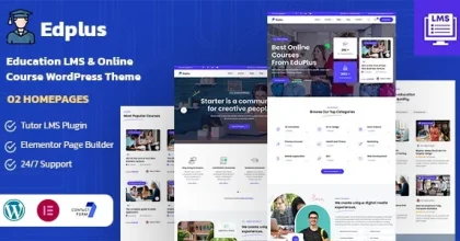 Edplus - Education & Online Course WordPress Theme