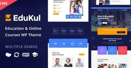 Edukul - Online Courses WordPress Theme
