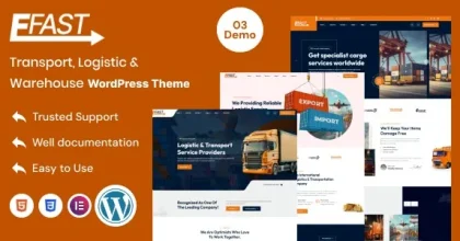 Efast – Transport, Logistic & Warehouse WordPress Theme