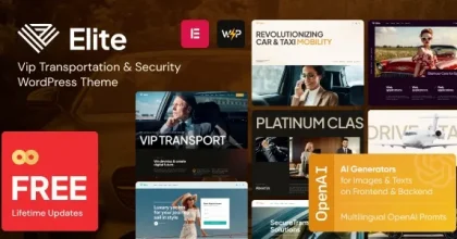 Elite 1.0.0 – Vip Transportation & Security WordPress Theme