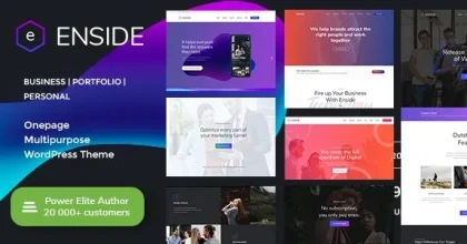 Enside - Multipurpose Onepage Landing Page WordPress Theme
