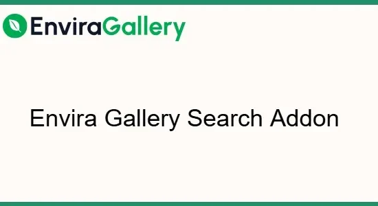 Envira Gallery Search Addon