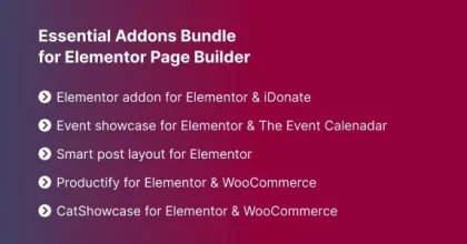 Essential Addons Bundle for Elementor Page Builder