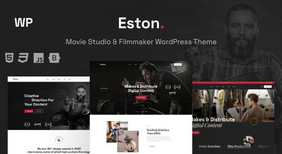 Eston Movie Studio & Filmmaker WordPress Theme