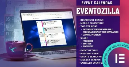 EventoZilla Event Calendar Elementor Widget Addon