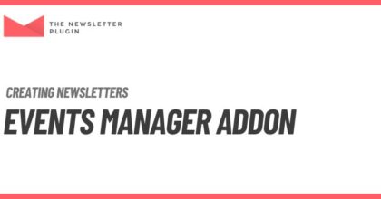 Events Manager addon