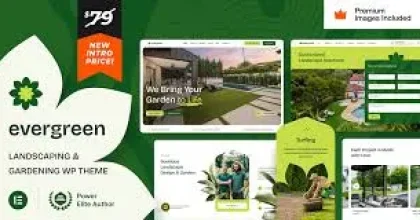 EverGreen – Landscaping Gardening WordPress Theme