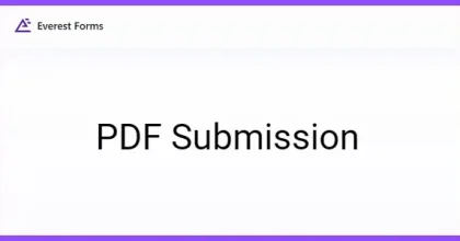 Everest Forms PDF Submission