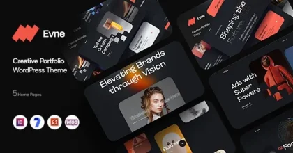 Evne - Creative Portfolio WordPress Theme