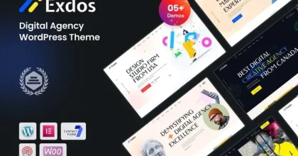 Exdos – Digital Agency WordPress Theme