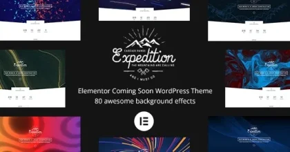 Expedition – Elementor Coming Soon WordPress Theme