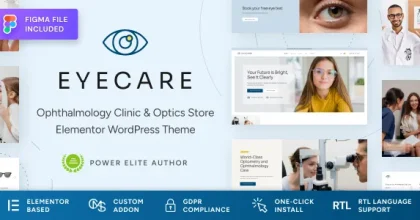 Eye Care - Eye Clinic & Family Optometrist WordPress Theme