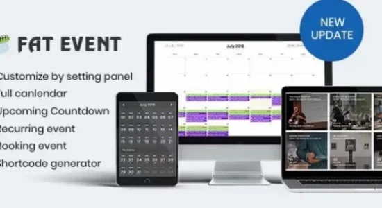 FAT Event WordPress Event and Calendar Booking
