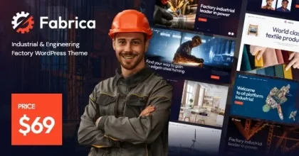 Fabrica – Industrial & Engineering Factory WordPress Theme