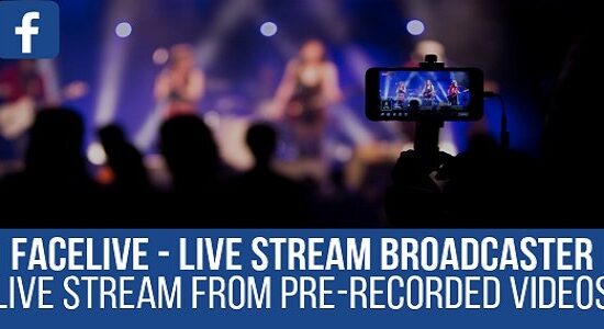 FaceLive Live Stream Broadcaster Plugin for WordPress