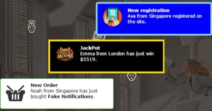 Fake Notifications for WordPress