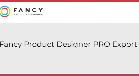Fancy Product Designer PRO Export add-on
