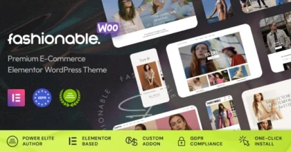 Fashionable - Clothing & Apparel WooCommerce WordPress Theme