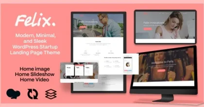 Felix. – Startup Landing Page WordPress Theme
