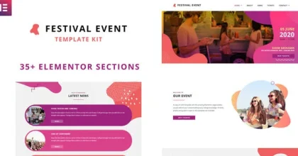 Festival Events – Elementor Template Kit