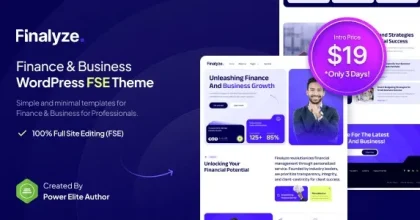 Finalyze - Finance & Business Full Site Editing WordPress Theme