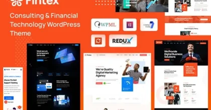Fintex - Consulting Corporate WordPress Theme