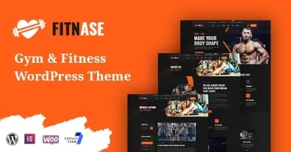 Fitnase - Gym And Fitness WordPress Theme