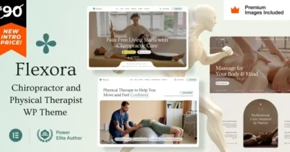 Flexora - Chiropractors Message and Physical Therapists WordPress Theme