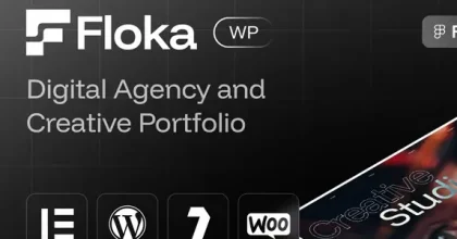 Floka – Digital Agency & Portfolio WordPress Theme