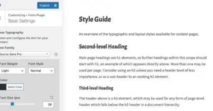 Fonts Plugin Pro – Google Fonts for WordPress