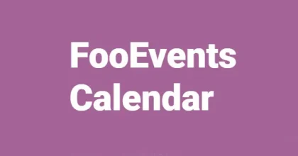 FooEvents Calendar