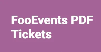 FooEvents PDF Tickets