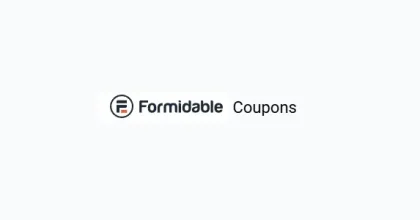 Formidable Coupons