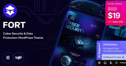 Fort – Cyber Security & Data Protection WordPress Theme