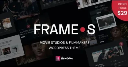 Frames Movie Studios & Filmmakers WordPress theme