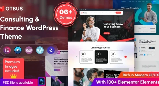 GTBUS - Business Consulting WordPress Theme