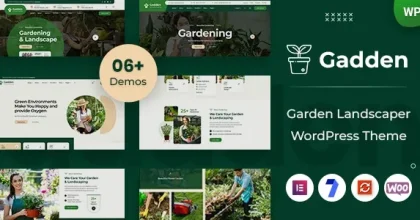 Gadden – Garden Landscaper WordPress Theme