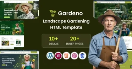 Gardeno – Gardening and Landscaping WordPress Theme
