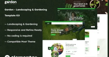 Gardon - Landscaping & Gardening Elementor Template Kit