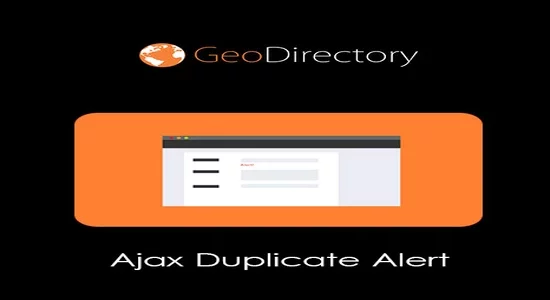 GeoDirectory-Ajax-Duplicate-Alert