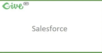 GiveWP Salesforce