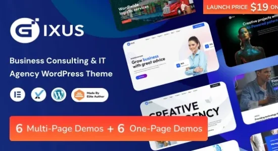 Gixus – Business Consulting & IT Agency WordPress