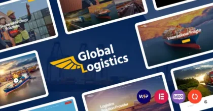 Global Logistics Transportation & Warehousing WordPress Theme